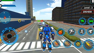Police Elephant Robot Game Police Transport Games - Android Robot Gameplay