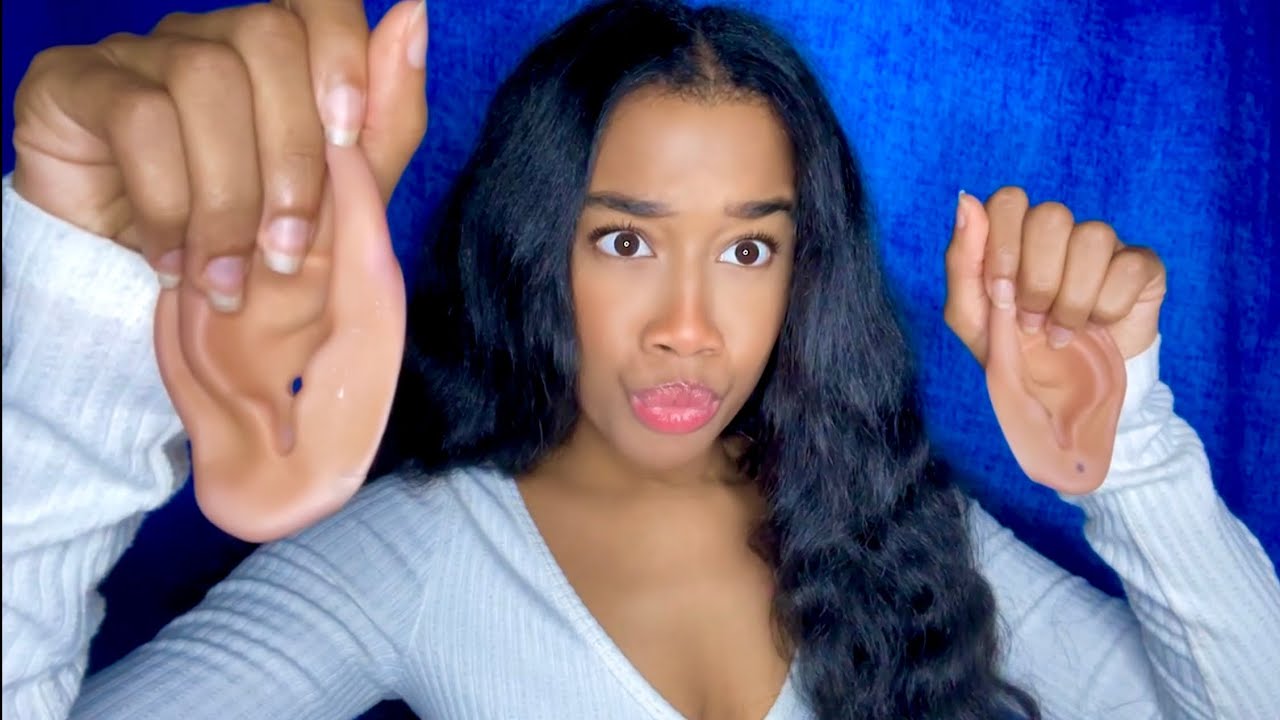 ASMR Taking Your Ears Off with Inaudible Whisper and Mute Unmute Trigger 🚨NEW TRIGGER!!🚨