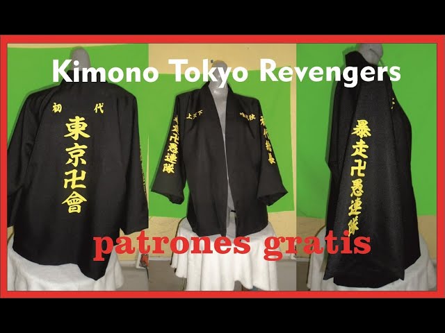 Kimono hombre tutorial + patrones 