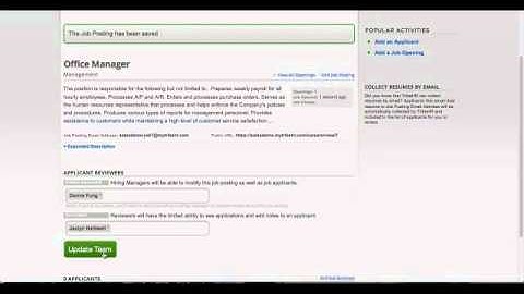 Hiring & Applicant Tracking Software Video - TribeHR Tour
