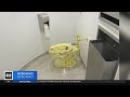 Who would steal a $6M gold toilet?