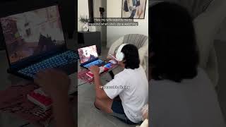 When she’s done, we’re both done #theultimatenerd #gamingsetup #gamingshorts #gamer