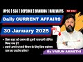 30 JANUARY 2025 | DAILY CURRENT AFFAIRS | STATIC GK | Current Affairs 2025