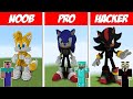 Minecraft NOOB vs PRO vs HACKER: BEST SONIC BUILD CHALLENGE in Minecraft / Animation