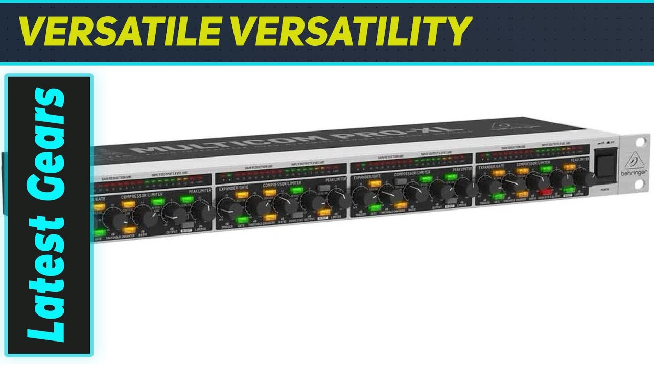 Behringer MDX4600 V2: The Ultimate Dynamics Processor for Pristine