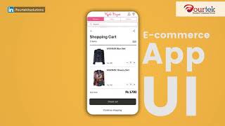E-Commerce App UI Design | Fourtek