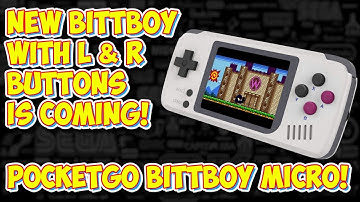 NEW BittBoy PocketGo Is Coming....It Has "L" & "R" Buttons!