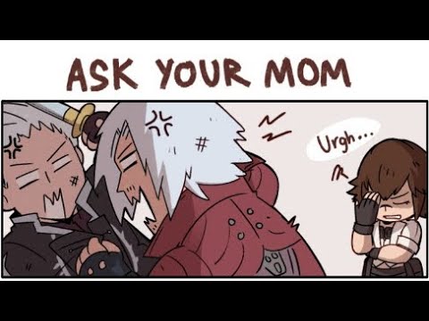 "💙❤️Ask Your Mom❤️💙" Ft:@qpva ,@serenityvaoffical(Devil May Cry Comic Dub)