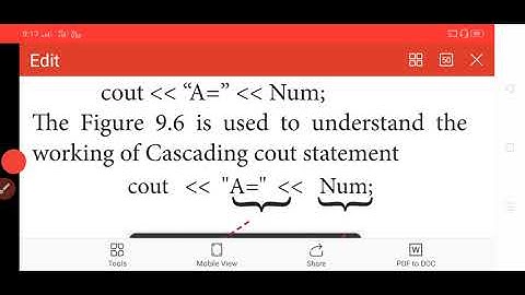 XI Std - Computer Science - Chapter 9 Output Operator