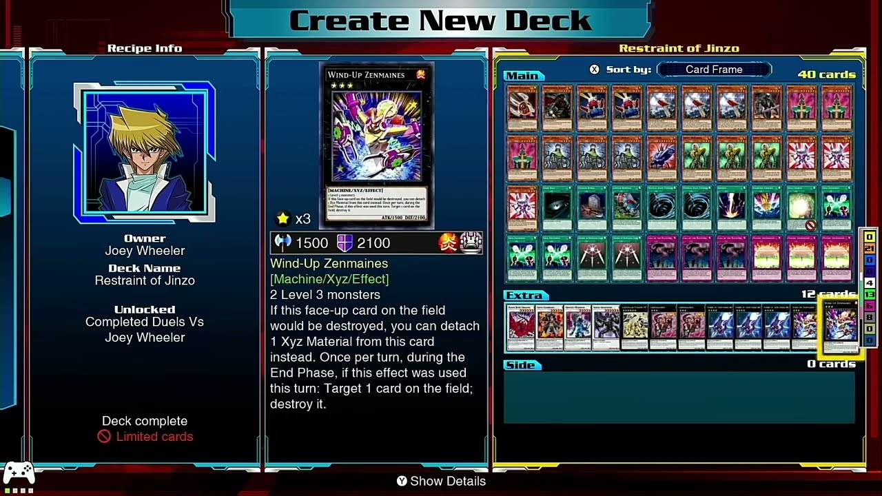 Restraint of Jinzo Deck | Gameplay and Deck profile Restraint of Jinzo Deck | Gameplay and Deck profile