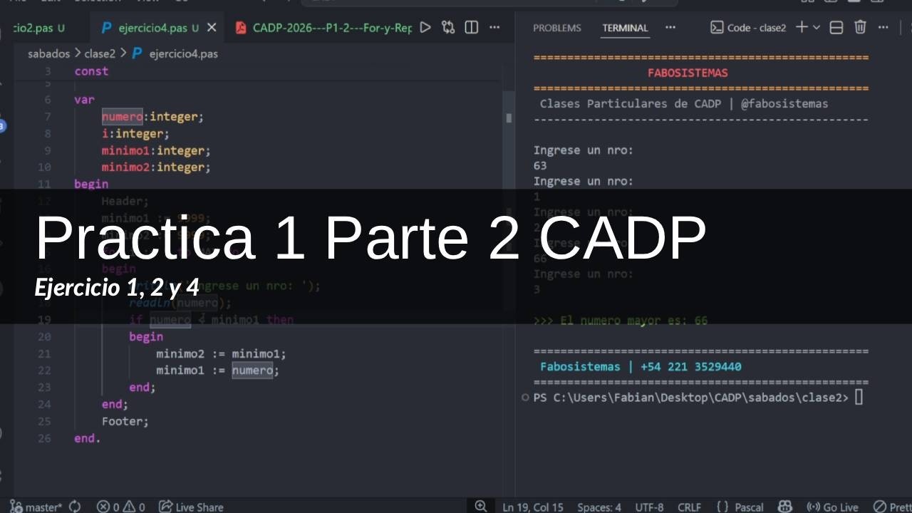 Practica 1 Parte 2 CADP Ejercicios 1, 2 y 4 - YouTube
