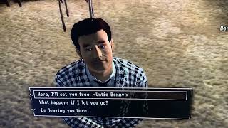 Talking to Benny after killing everyone in Caesar’s tent