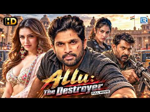 ALLU THE DESTROYER (4K) | New South BLOCKBUSTER Indian Superhit Movies 4K | Hansika Motwani #love