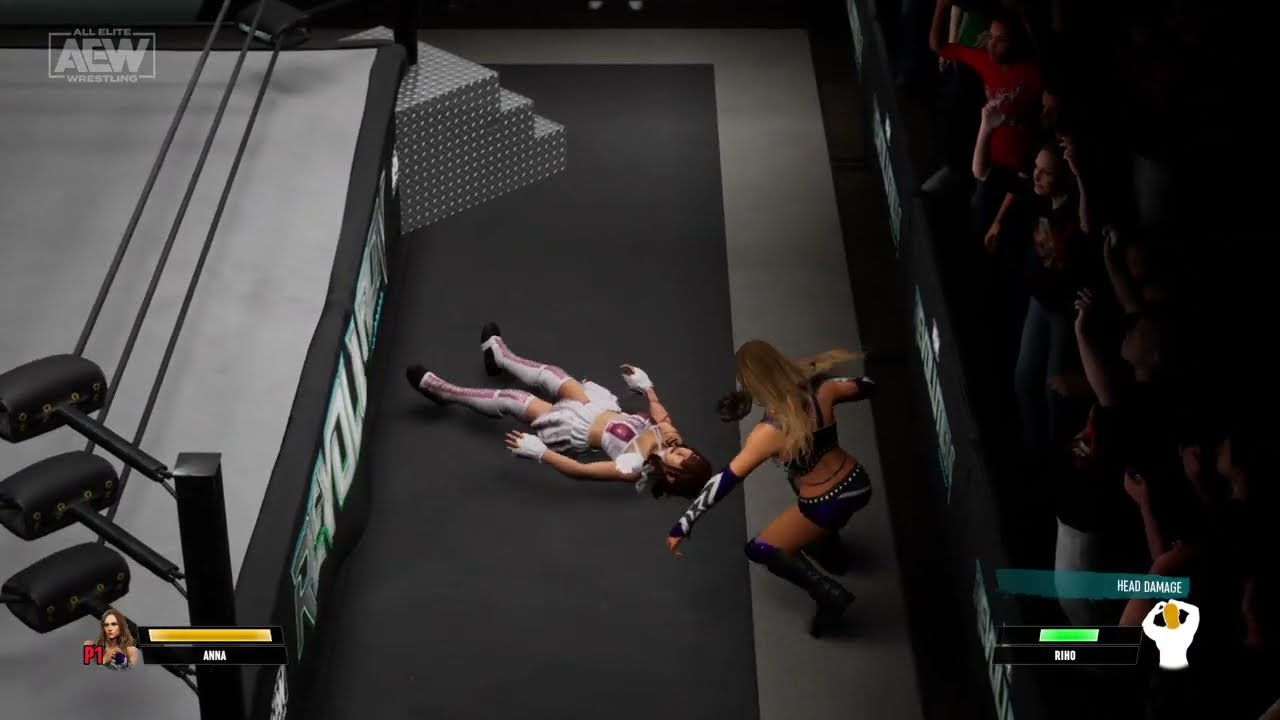 ANNA JAY DOMINATES RIHO AEW FIGHT FOREVER RYONA