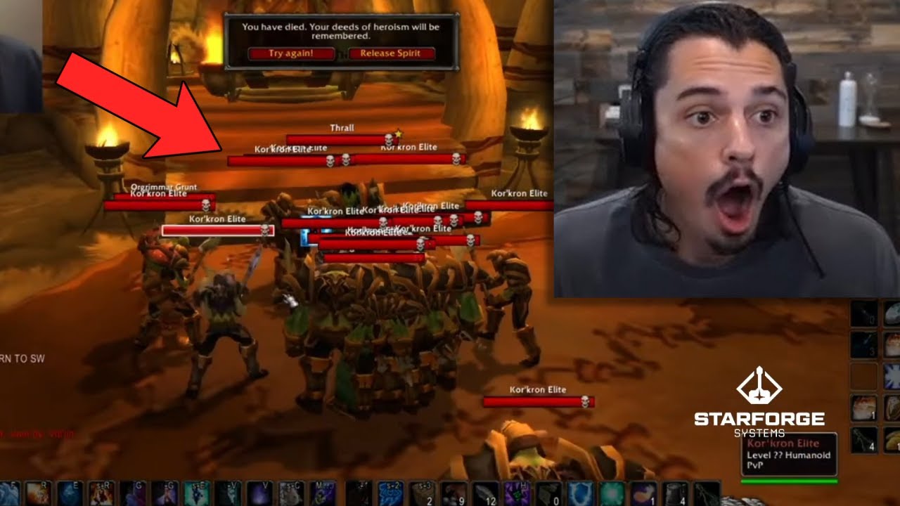 He Tried to HUG THRALL on OFFICIAL HARDCORE