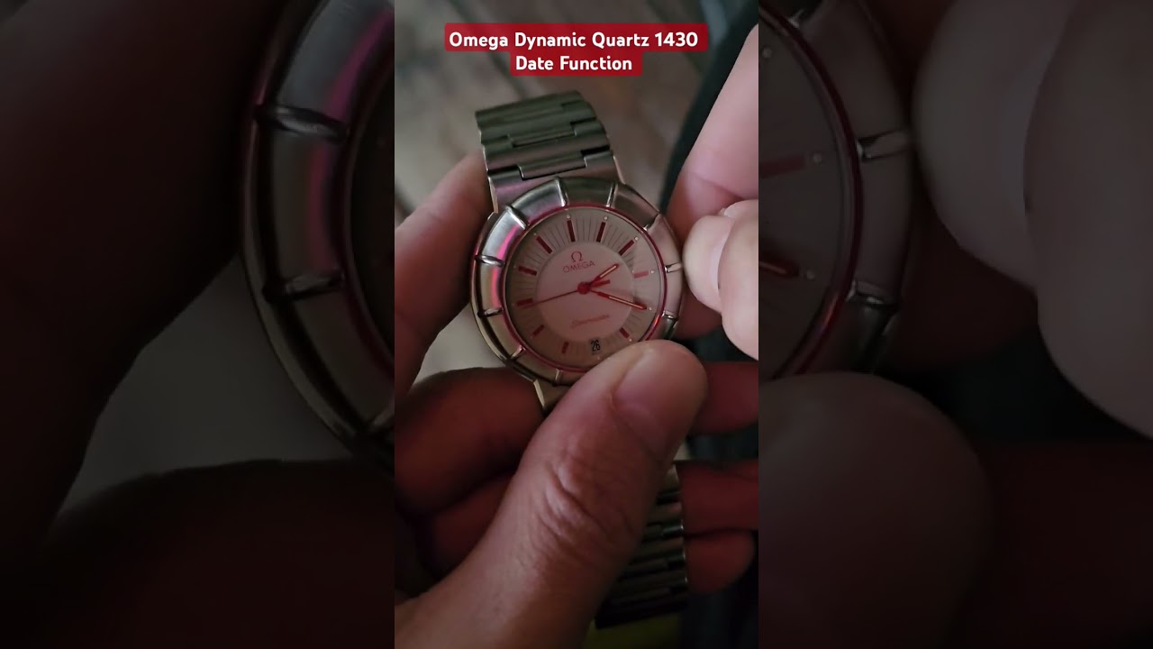 Omega Dynamic Quartz 1430 Date Function