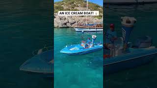 Is this the BEST thing to find out at sea!? 🍦 #shorts #travelshorts #travel #turkey