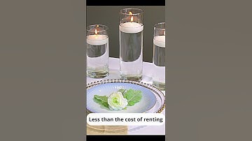 Eastland Cylinder Vases & Richland Floating Candles