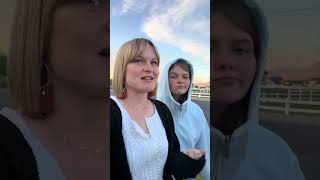 Family walk! We left our DOG