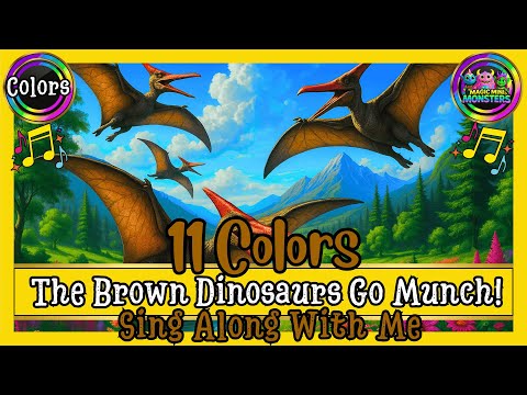 The Brown Dinosaurs Go Munch | Magic Mini Monsters | #magicminimonsters
