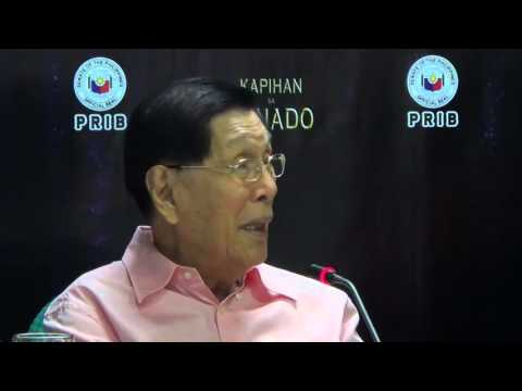 Enrile slams Aquino’s ‘three-day presidency’