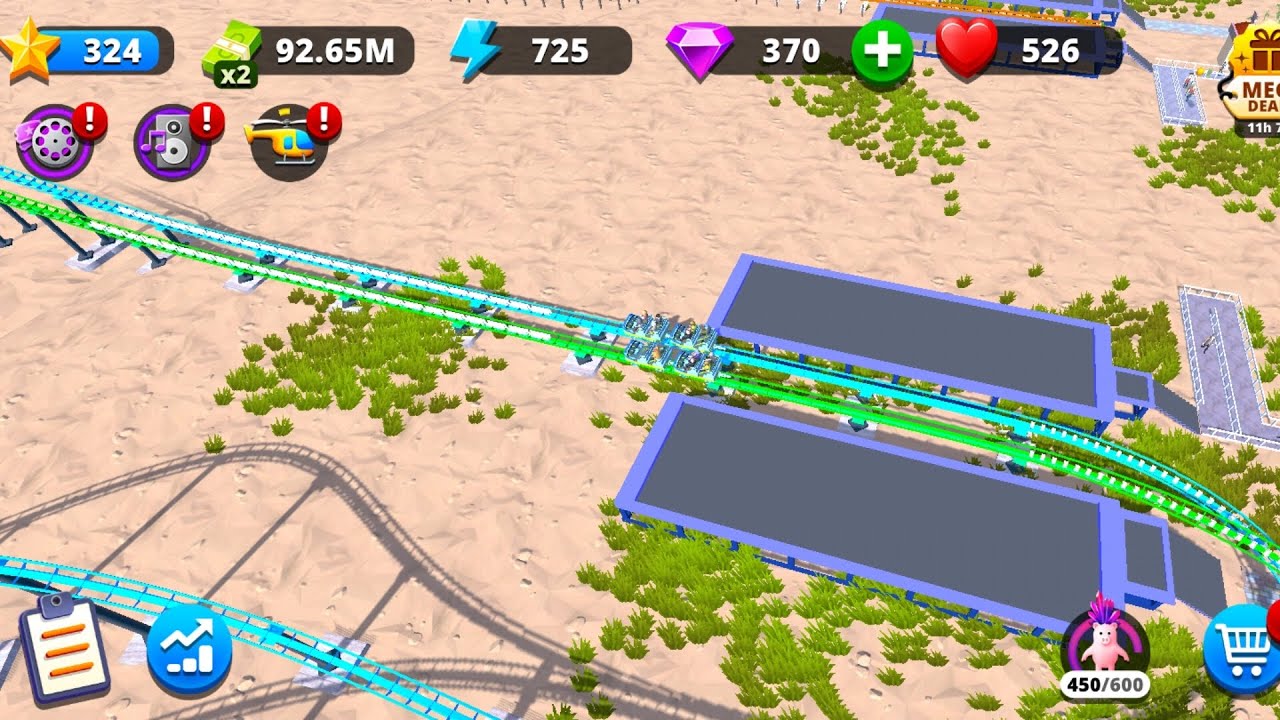 New Park Unlocked (Poseideon) Real Coaster Idle Game Gameplay