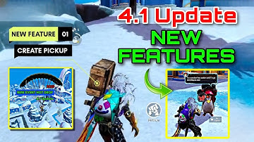 BGMI 4.1 NEW FROSTY FUNLAND MODE & NEW FEATURES 🔥 