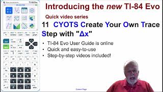 11 Evo CYOTS Create Your Own Trace Screen