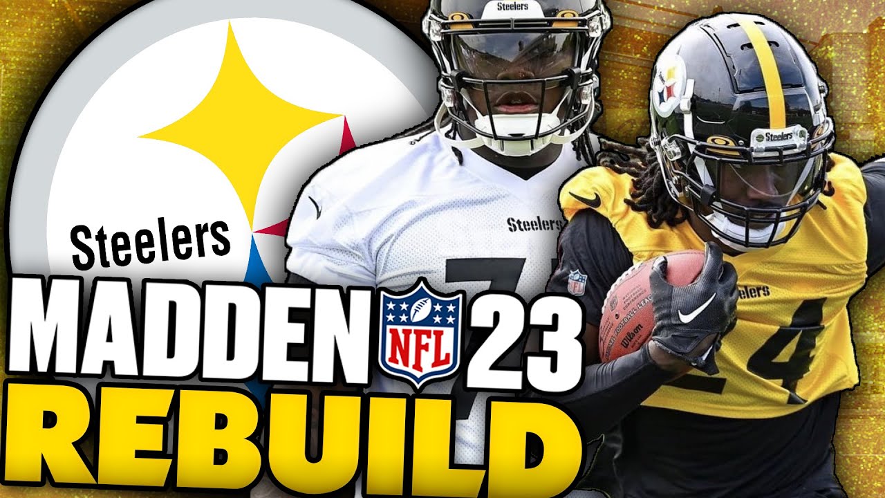 Broderick Jones Joey Porter Jr Pittsburgh Steelers Rebuild! Is Pickett The  Guy? Madden 23 Franchise 