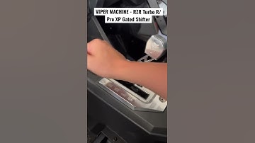 RZR Turbo R/Pro XP - Gated Shifter from Viper Machine