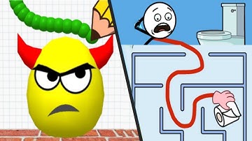 MAZE CRAZE vs Draw to Smash - All levels Satisfying Double Gameplay New Mega UPDATE Android APK ios