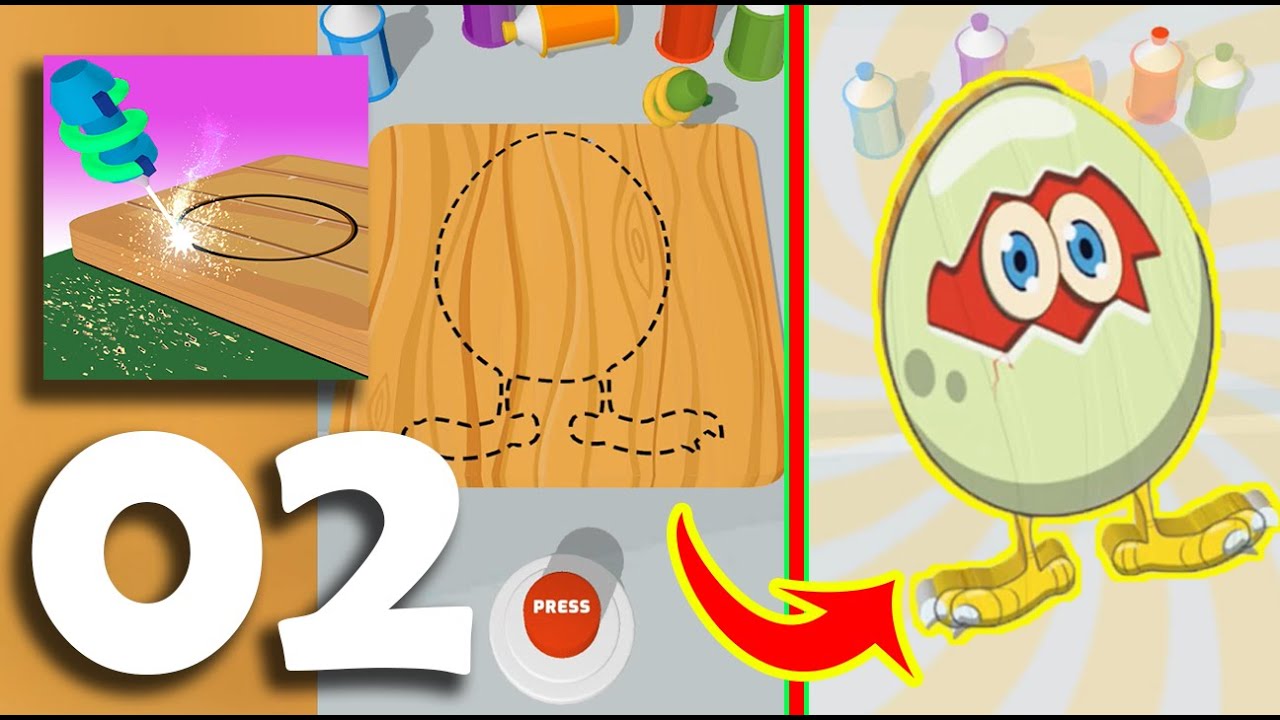 Cut and Paint Gameplay Walkthrough 2 YouTube