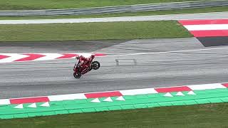 Motogp 2022-Red Bull Ring-Pecco Bagnaia Und Jack Miller Mit Stoppie 21.08.2022