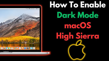 How To Enable Dark Mode on macOS High Sierra (2024)