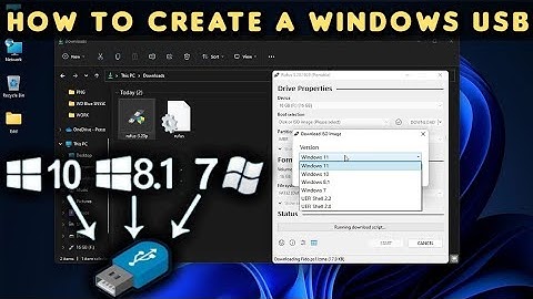 Create Windows 7, 8, 10 and 11 Bootable USB Flash Drive using Rufus for UEFI GPT or Legacy MBR PC