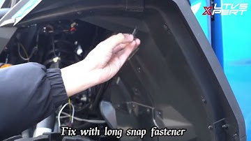 Installation of Wider Fender Flares for Can Am Commander 2021-2024 Accessories (Replace #715006814)