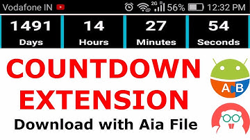 Countdown Extension for Thunkable / How to add Countdown from date in Thunkable (Two Date Duration)