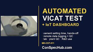 MH-CST-011 Automated Vicat Apparatus — Equipment Tour + ASTM C191 Configuration Guide