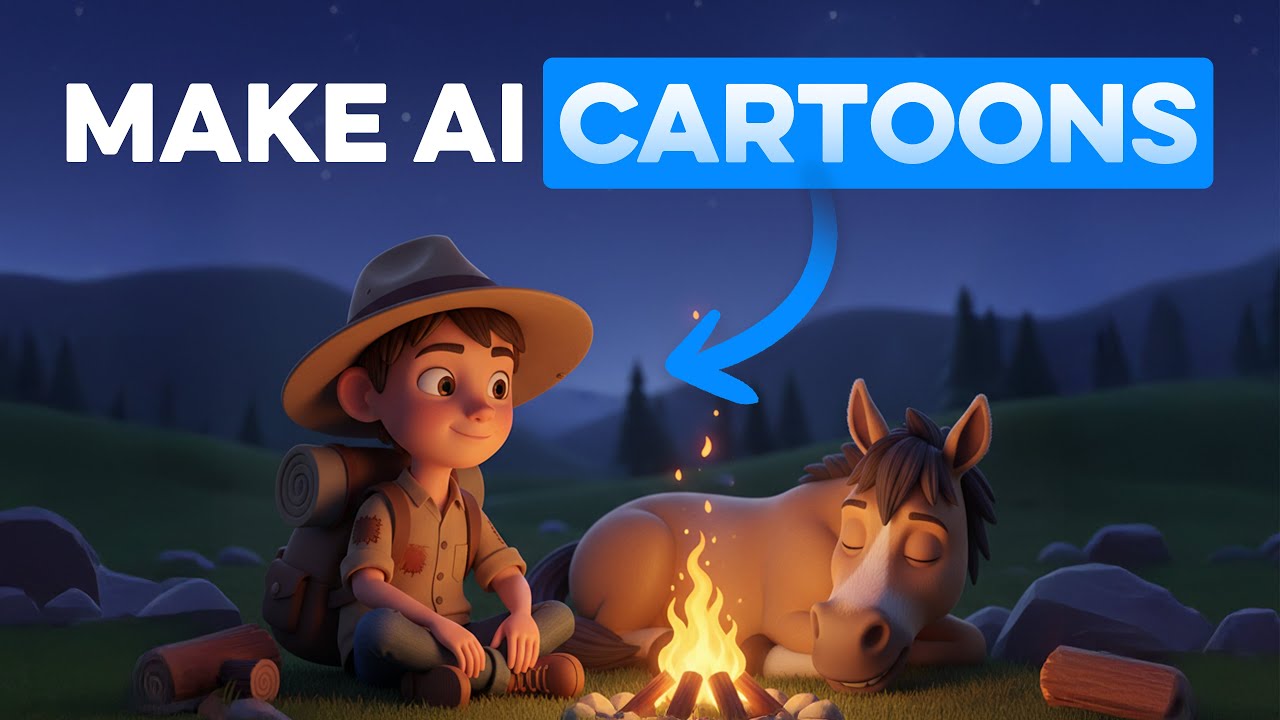 How To Make Cartoon Videos With AI Full Tutorial 
