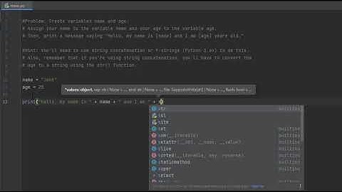 Python Basics Working with Variables and String Formatting
