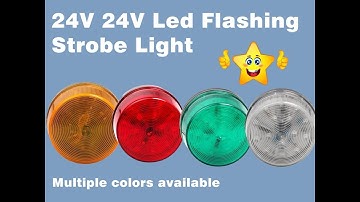 Strobe light test in different colors!