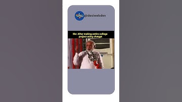 Me after making project from chat GPT😂👨🏻‍🎓 #chatgpt #ai #codememes #desiwebdev #coding #programming