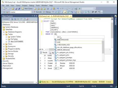 Order by asc sql server