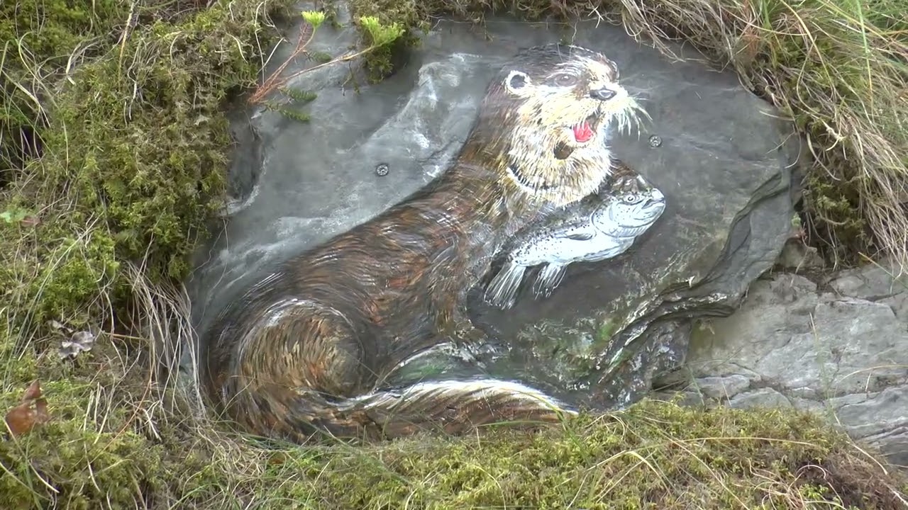 Alta Val Tanaro   Upega e il sentiero degli animali dipinti