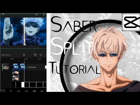 saber split effect tutorial in capcut