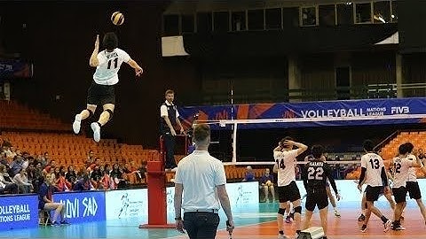 Spike Warm up,slow motion volleyball Japan , Yuji Nishida,Yuki Ishikawa,Masahiro Yanagida