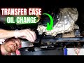 How to change TRANSFER CASE FLUID { DIY Tutorial } Transfer Case Oil Change / Flush