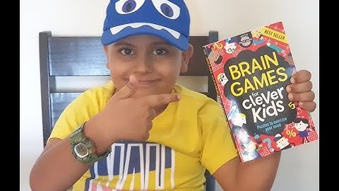 BOOK FOR KIDS " BRAIN GAME FOR CLEVER KIDS" | AGE 5+ | Review by Vivaan
