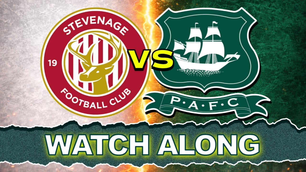 Stevenage v Plymouth Argyle | Watch Along 📺 | The Crazy Pilgrim