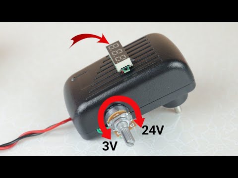 Turn Any Fixed Voltage Adapter to Variable Voltage Output (3V - 24V)